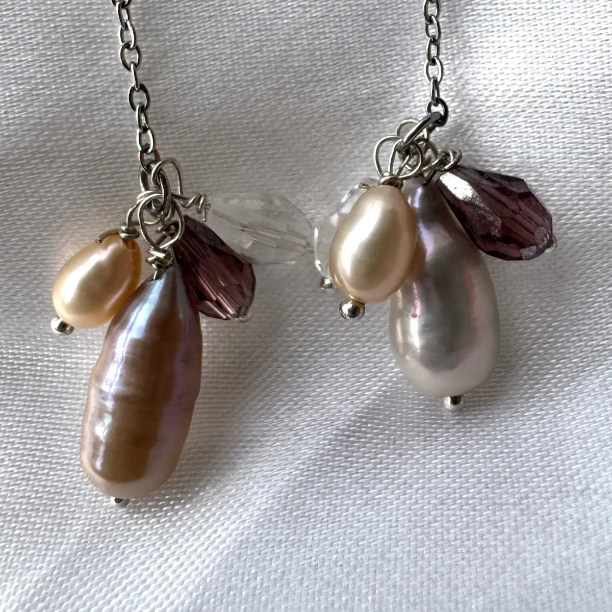 Iridescent pearl Threads